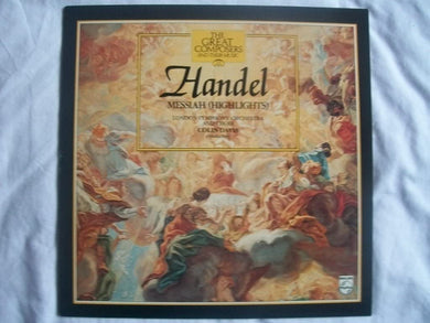 411 000 Handel Messiah Highlights London Symphony Orchestra Colin Davis LP