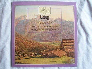411 014 Grieg Peer Gynt Suites 1/2 Piano Concerto ECO Raymond Leppard LP [Vinyl] Raymond Leppard / English Chamber Orchestra