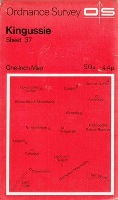Ordnance Survey One Inch Map Kingussie Sheet 37 [Map]