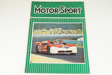 Motor Sport Magazine September 1971