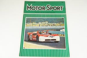 Motor Sport Magazine September 1971