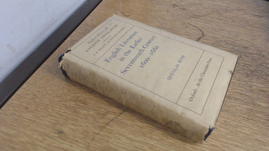 English Literature in the Earlier Seventeenth Century, 1600-1660 (Oxford History of English Literature) [Hardcover] Bush, Douglas