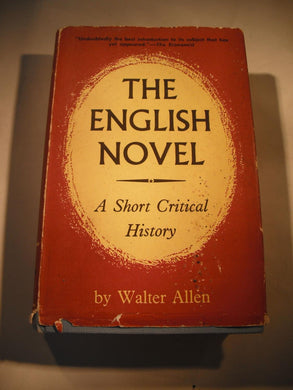 The English Novel [Hardcover] Allen, Walter Ernest
