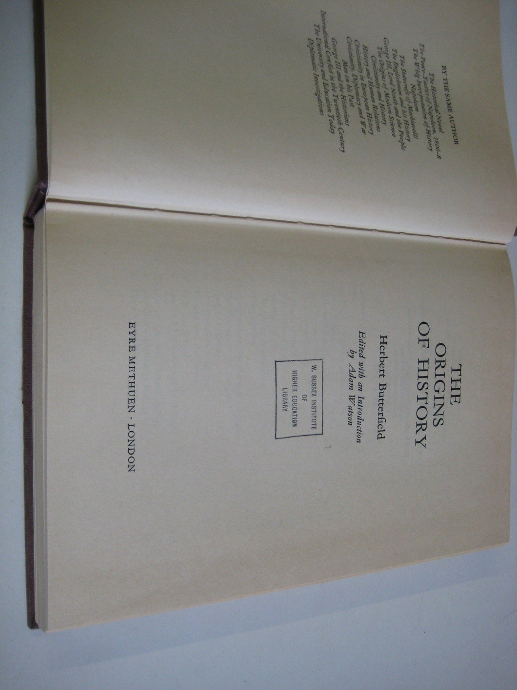 The Origins of History