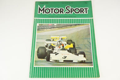 Motor Sport Magazine August 1972