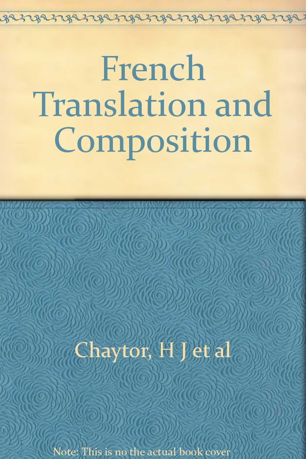 French Translation and Composition [Hardcover]