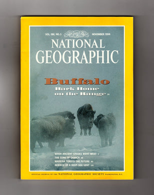National geographic 1994 november Buffalo back home on the range