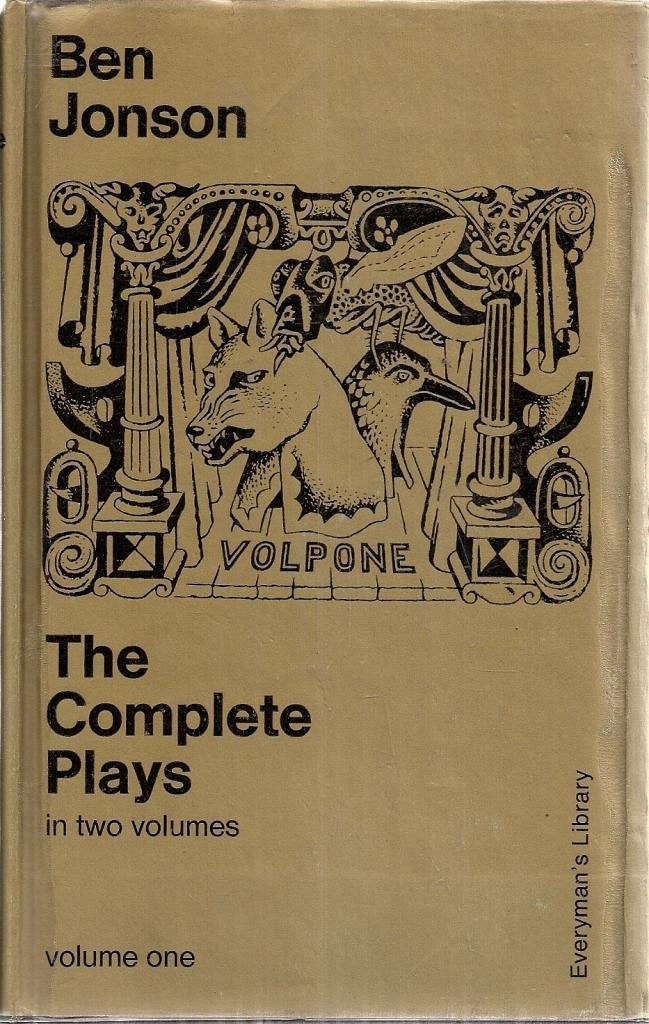 The Complete Plays Volume One [Hardcover] Jonson, Ben