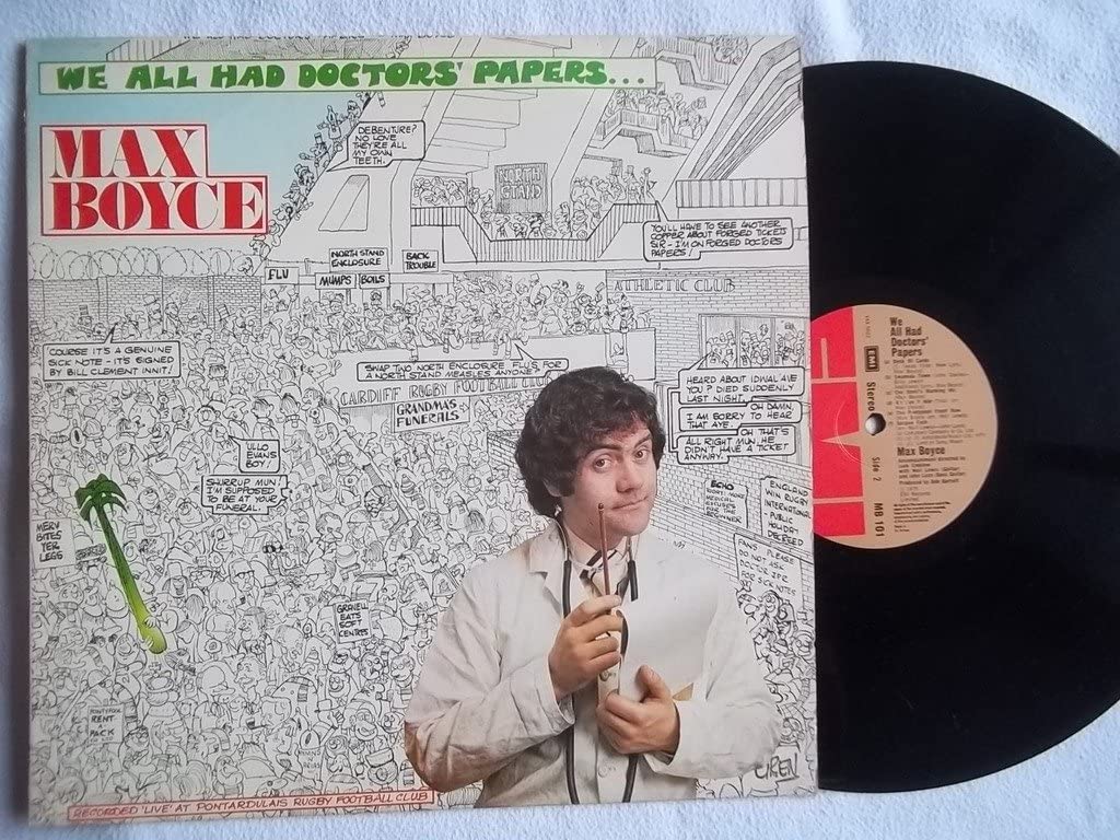 Max Boyce - We All Had Doctors Papers - LP vinyl
