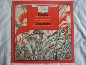 411 024 Prokofiev Symphony 1/Shostakovich 9 Suisse Roamde Walter Weller LP [Vinyl] Walter Weller / L'Orchestre de la Suisse Romande
