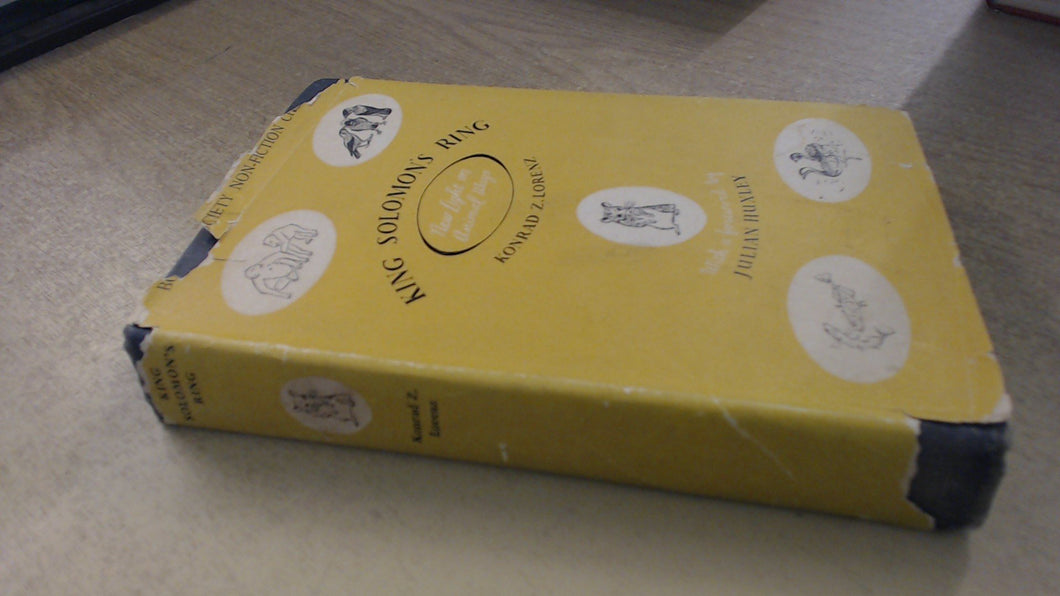 King Solomon's Ring Lorenz, Konrad