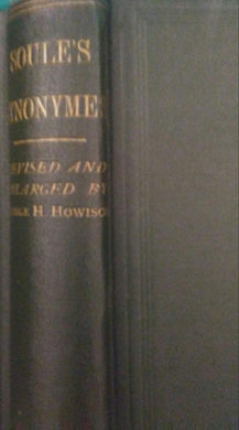 A dictionary of English synonymes and synonymous or parallel expressions - by Richard Soule 1871
