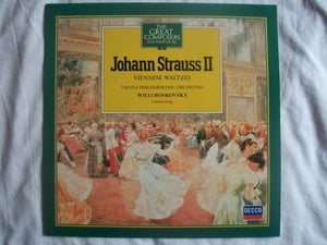 411 018 Johann Strauss II Viennese Waltzes VPO Willi Boskovsky LP [Vinyl] Willi Boskovsky / Vienna Philharmonic Orchestra