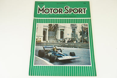 Motor Sport Magazine July 1971