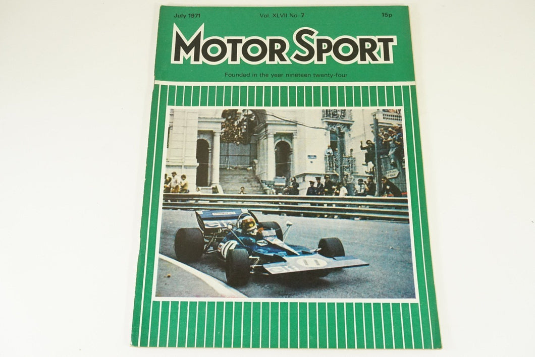 Motor Sport Magazine July 1971