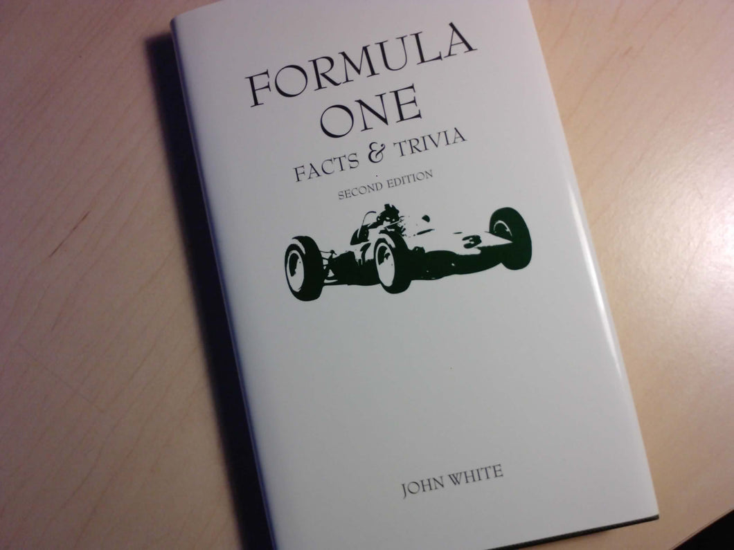 formula one facts and trivia [Hardcover] john white176 and martin corteel
