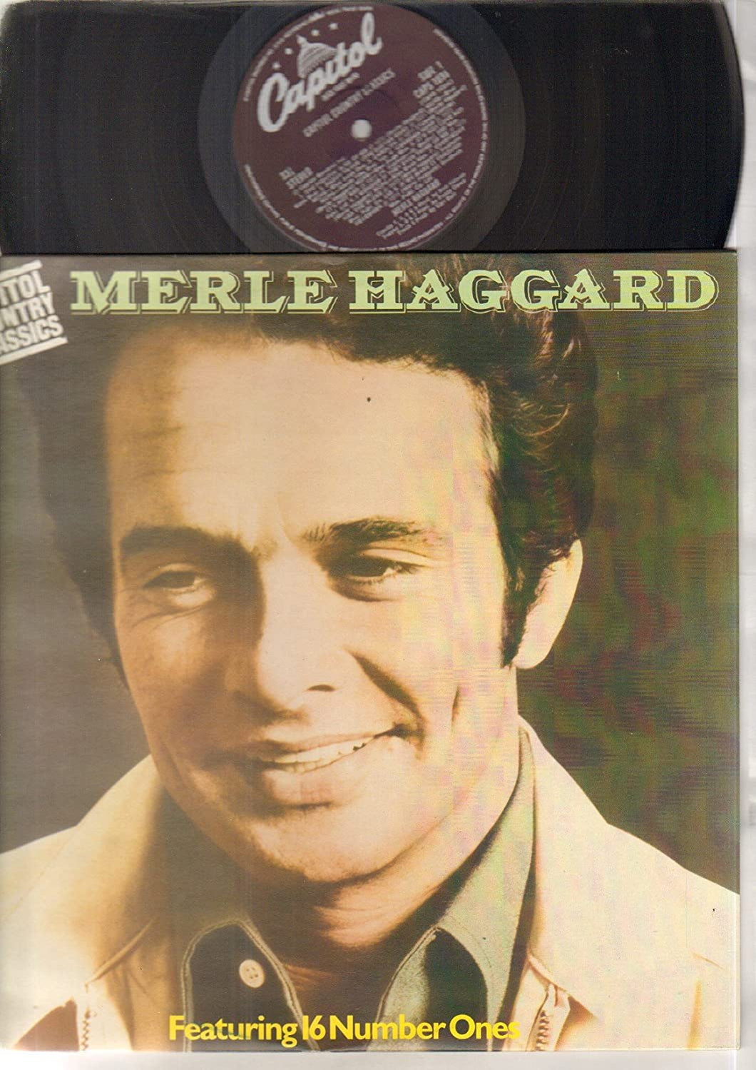 MERLE HAGGARD - CAPITOL COUNTRY CLASSICS - LP vinyl record