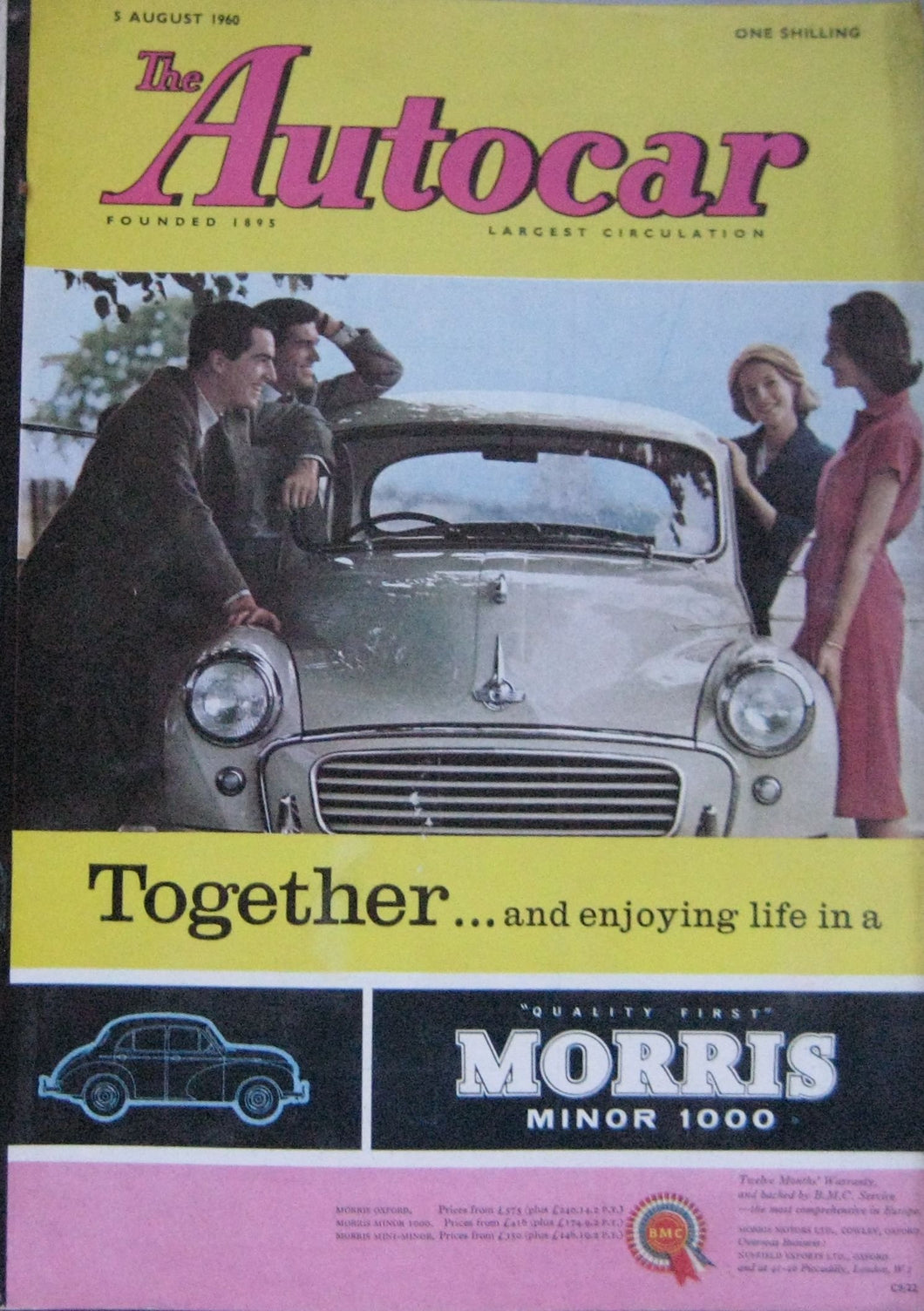 Autocar magazine 5/8/1960 featuring Renault Floride cabriolet road test