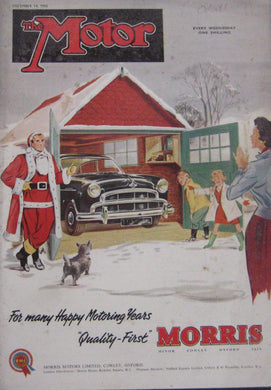 Motor magazine December 14/12/1955 featuring Austin A90 Westminster road test