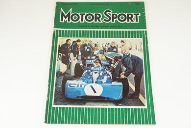 Motor Sport Magazine December 1971
