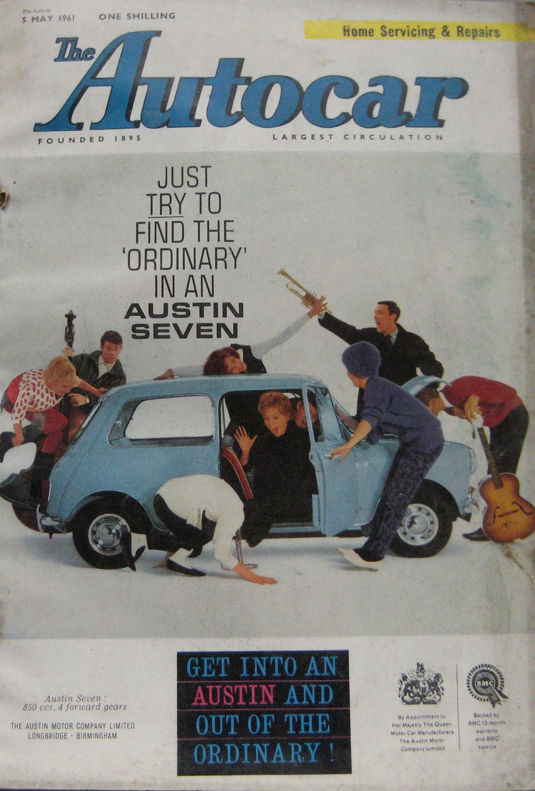 Autocar magazine 5/5/1961 featuring Fairthorp Zeta road test