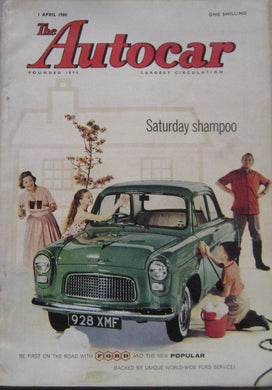 Autocar magazine 1/4/1960 featuring Chrysler Valiant road test