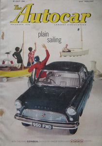 Autocar magazine 29/7/1960 featuring Hartwell Rapier, Paul Frere Le Mans