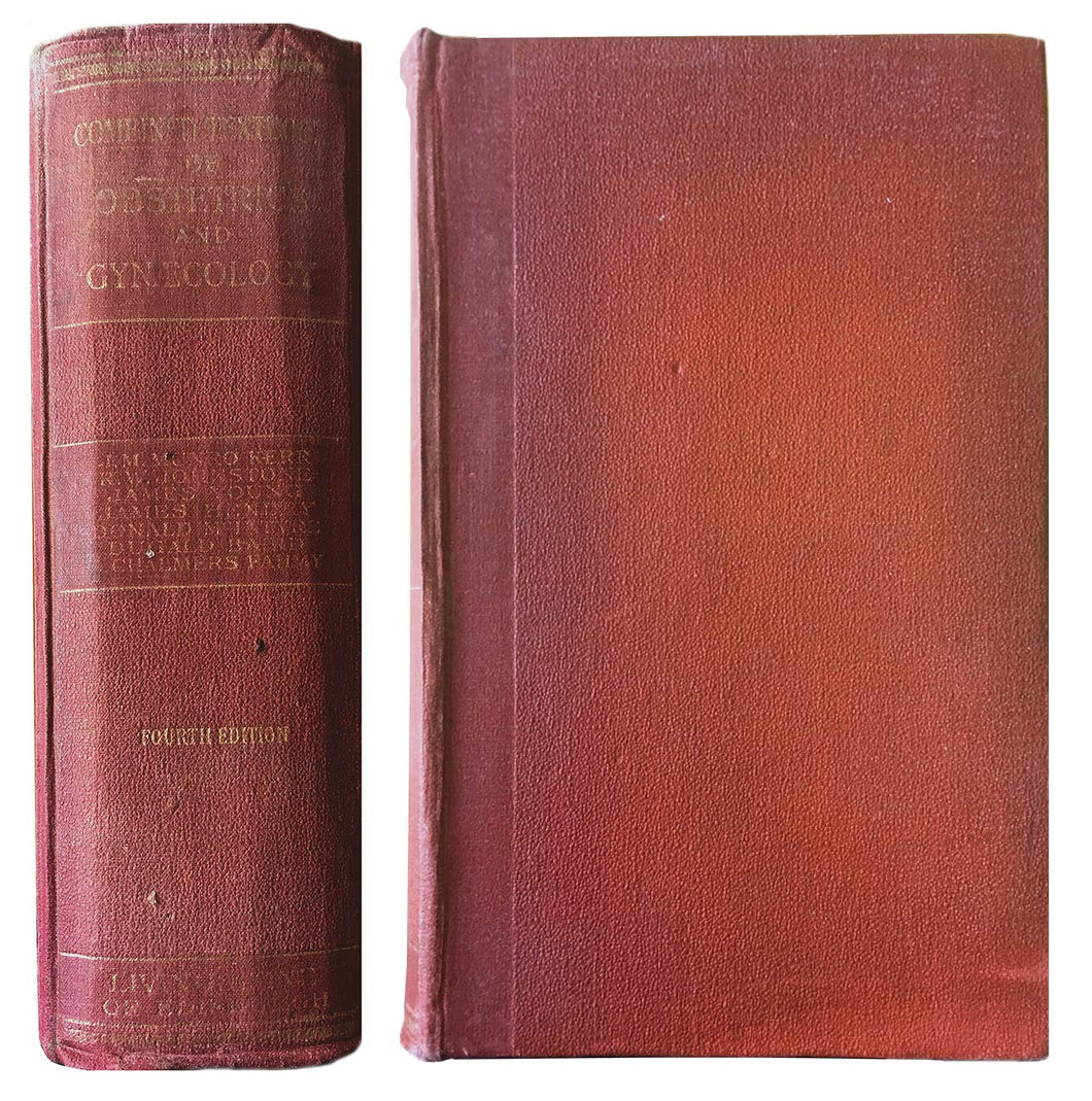 Combined textbook of obstetrics and gynaecology: For students and medical practitioners [Unknown Binding] Munro Kerr, J. M