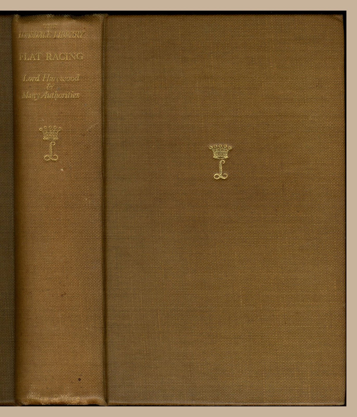 The Lonsdale Library Volume XXVIII Flat Racing [Hardcover] The Earl of Harewood et al