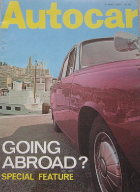 Autocar magazine 4/5/1967 featuring Mercedes 250, Ford Executive road test