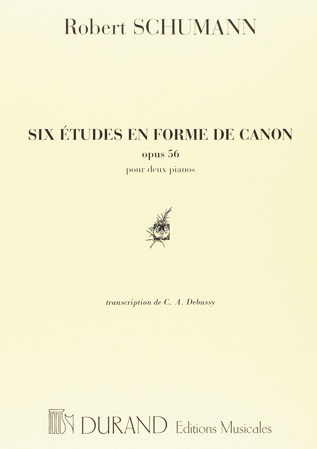 Six Études en Forme de Canon Opus 56 Piano
