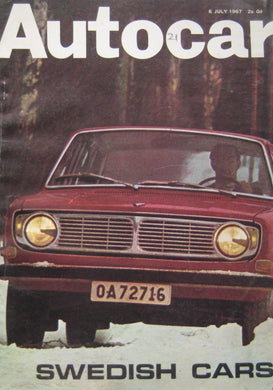 Autocar magazine 6/7/1967 featuring Volvo144S road test