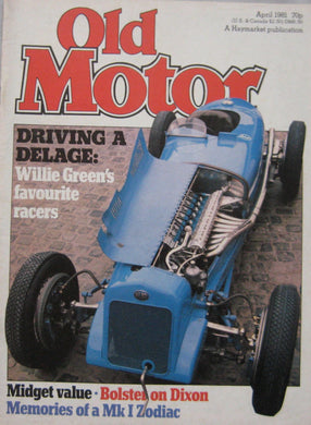 Old Motor magazine 04/1981 featuring Jaguar E-type, Ford Zodiac, MG Midget [Paperback] Mike McCarthy