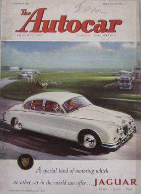 Autocar magazine 3/3/1961 featuring Warwick GT road test
