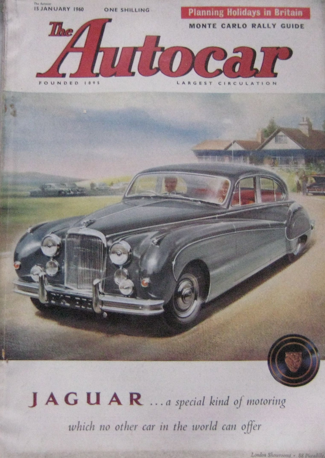 Autocar magazine 15/1/1960 Issue 3335
