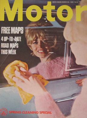 Motor magazine 26/3/1966 featuring Toyota Corona road test, Ford Corsair