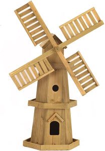 Giant Wooden Windmill - Smart Garden - Garden feature 55cmH x 28cmx28cm W