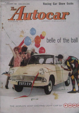 Autocar magazine 1/1/1960 featuring Turner-Climax Sports road test, Lotus