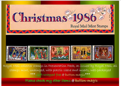 Royal Mail Mint Collector Stamps CHRISTMAS 1986 No. 176 * British Stamps in Presentation Pack-