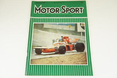 Motor Sport Magazine November 1971