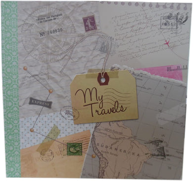 My Travels Scrapbook Photo Album Boxed
