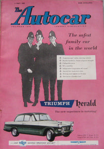 Autocar magazine 6/5/1960 featuring Borgward Isabella TS Coupe road test