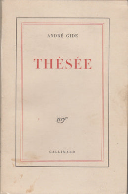 THESEE (BLANCHE) GIDE, ANDRE