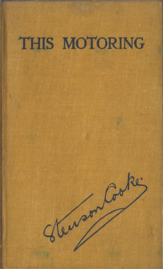 This Motoring [Hardcover] Stenson Cooke