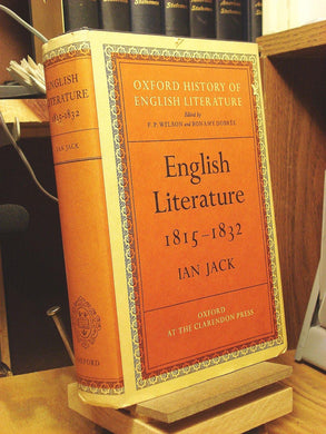 English Literature 1815-1832 [Hardcover] Jack, Ian.