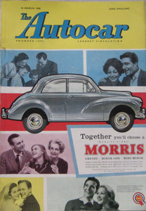 Autocar magazine 18/3/1960 featuring Fiat road test, Geneva motor show