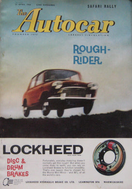 Autocar magazine 22/2/1960 featuring Citroen ID Safari road test