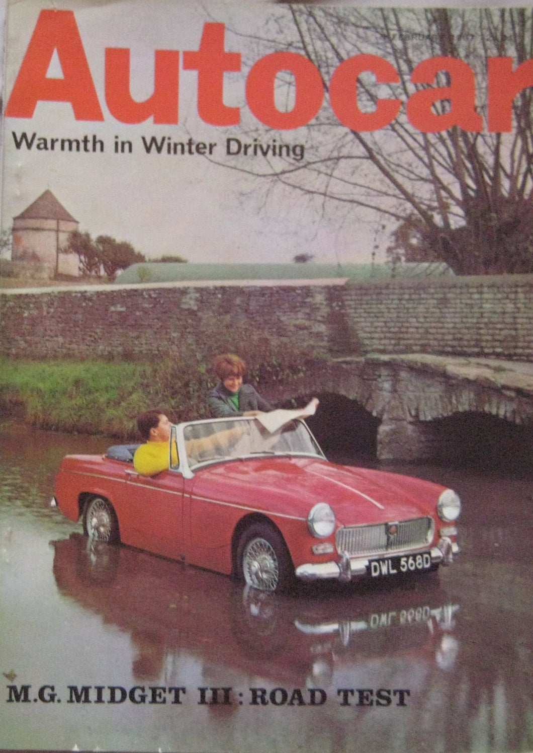 Autocar magazine 9/2/1967 featuring MG Midget road test, Chevrolet Camaro, Vauxhall