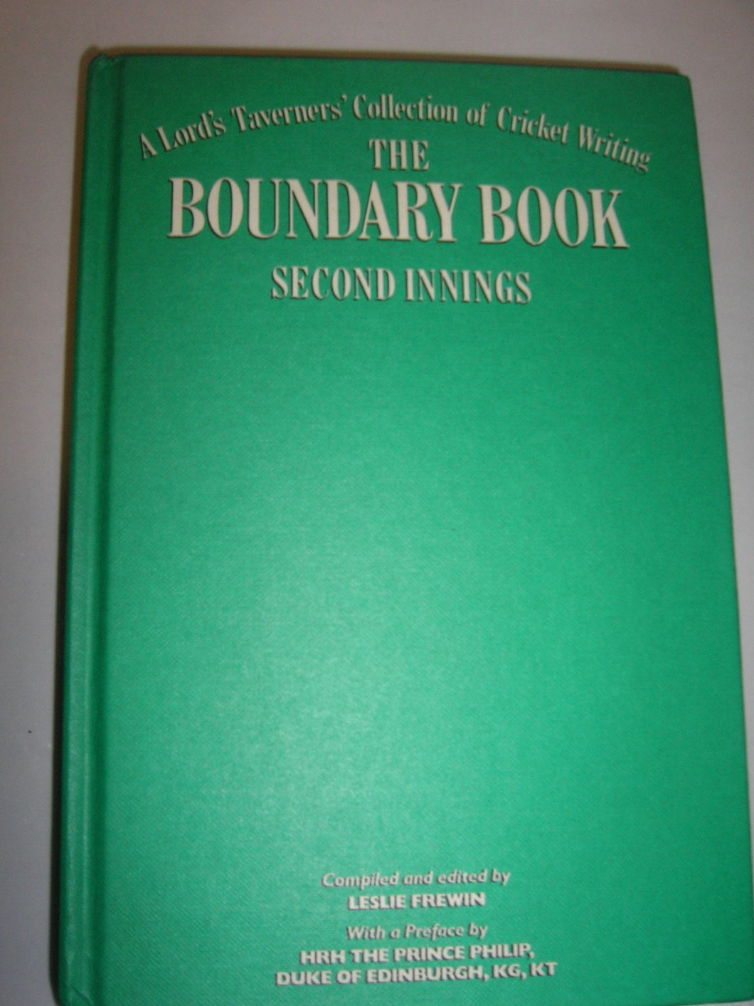 The Boundary Book: Second Innings Frewin, Leslie
