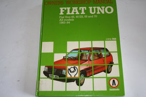 Fiat Uno 1983-84 Owner's Workshop Manual